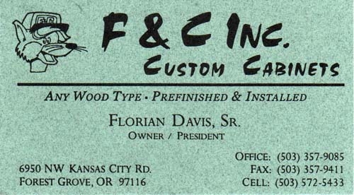 F & C, Inc Custom Cabinets